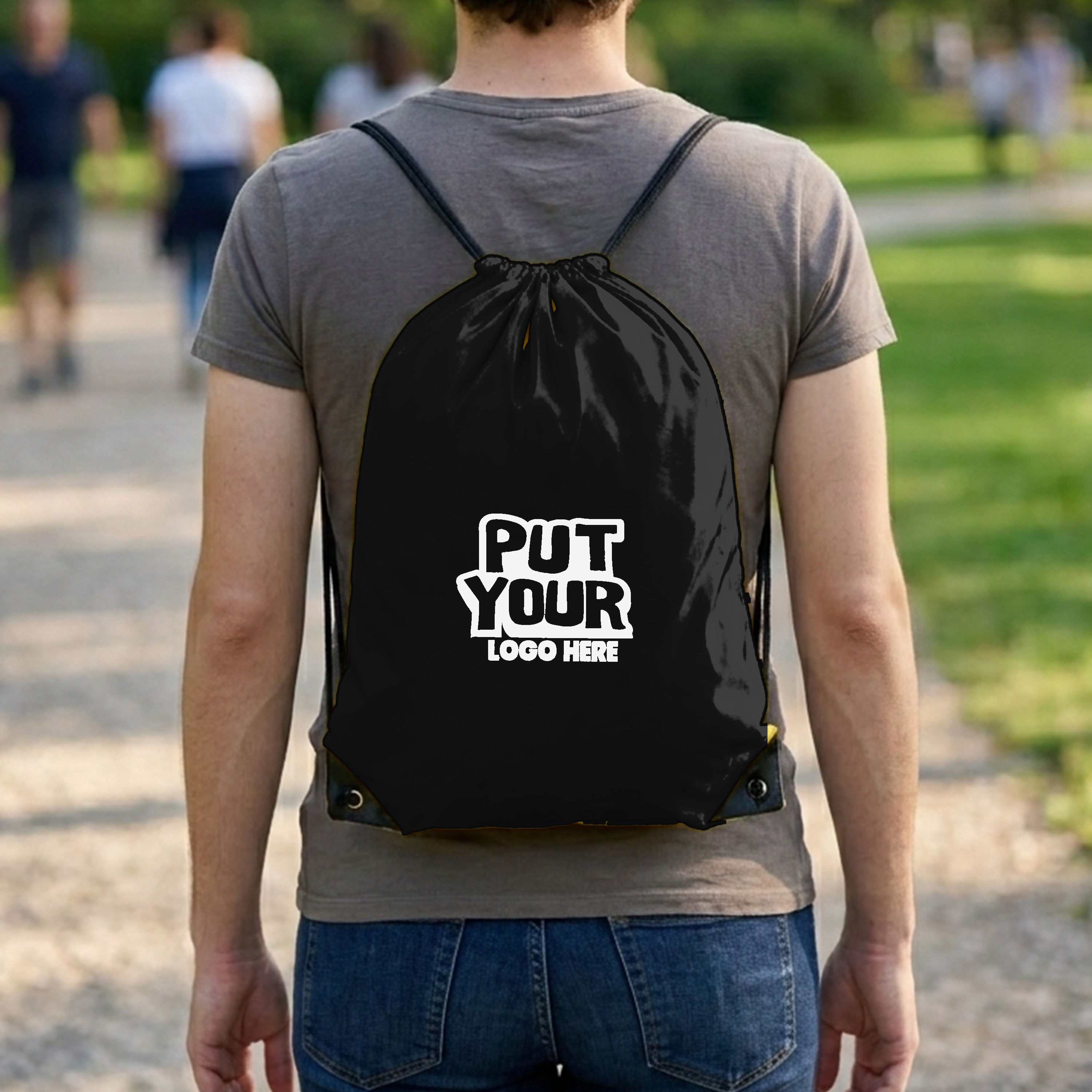 Jumbo Drawstring Bag (1-2 Color)