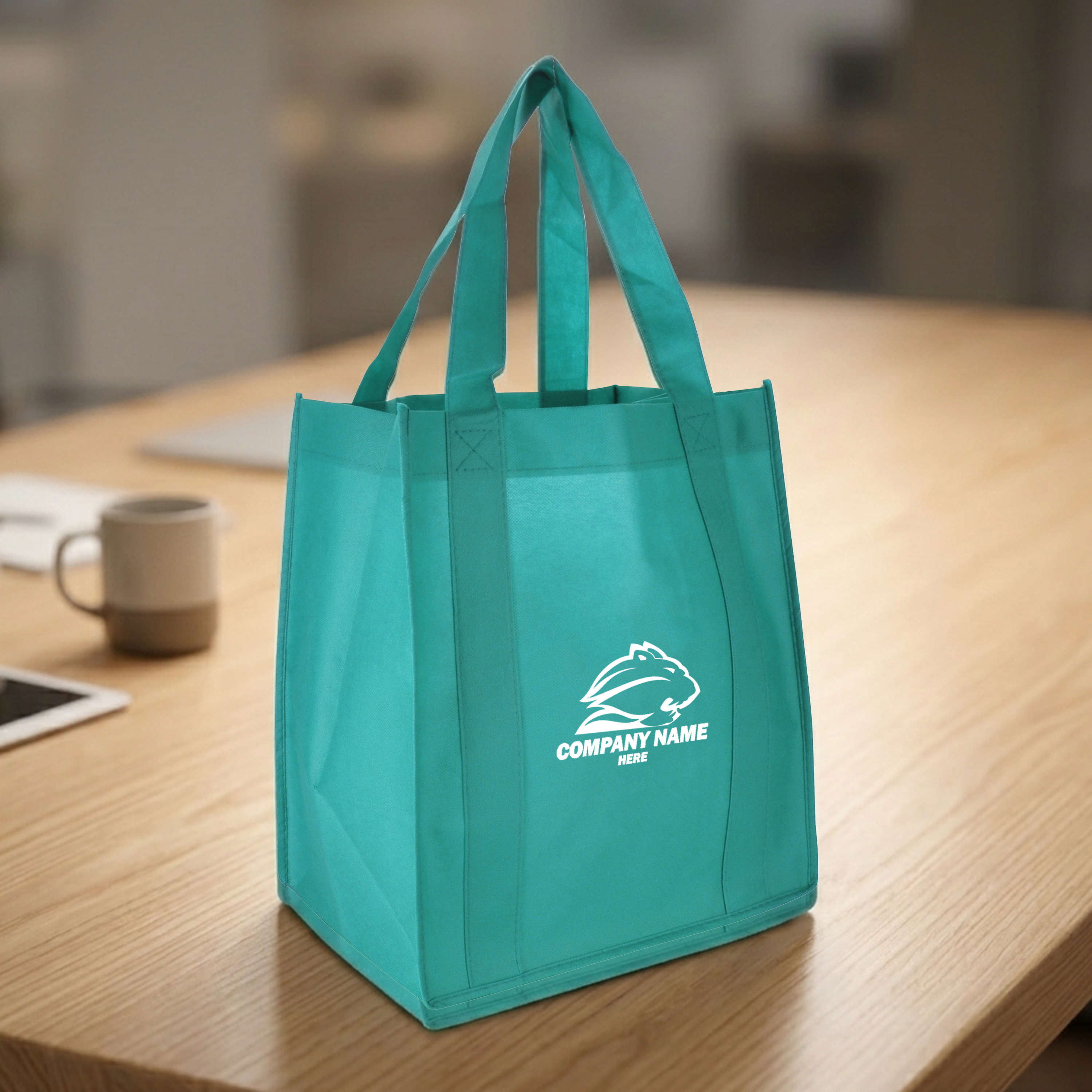 Non-Woven Shopping Tote (1-2 Color)