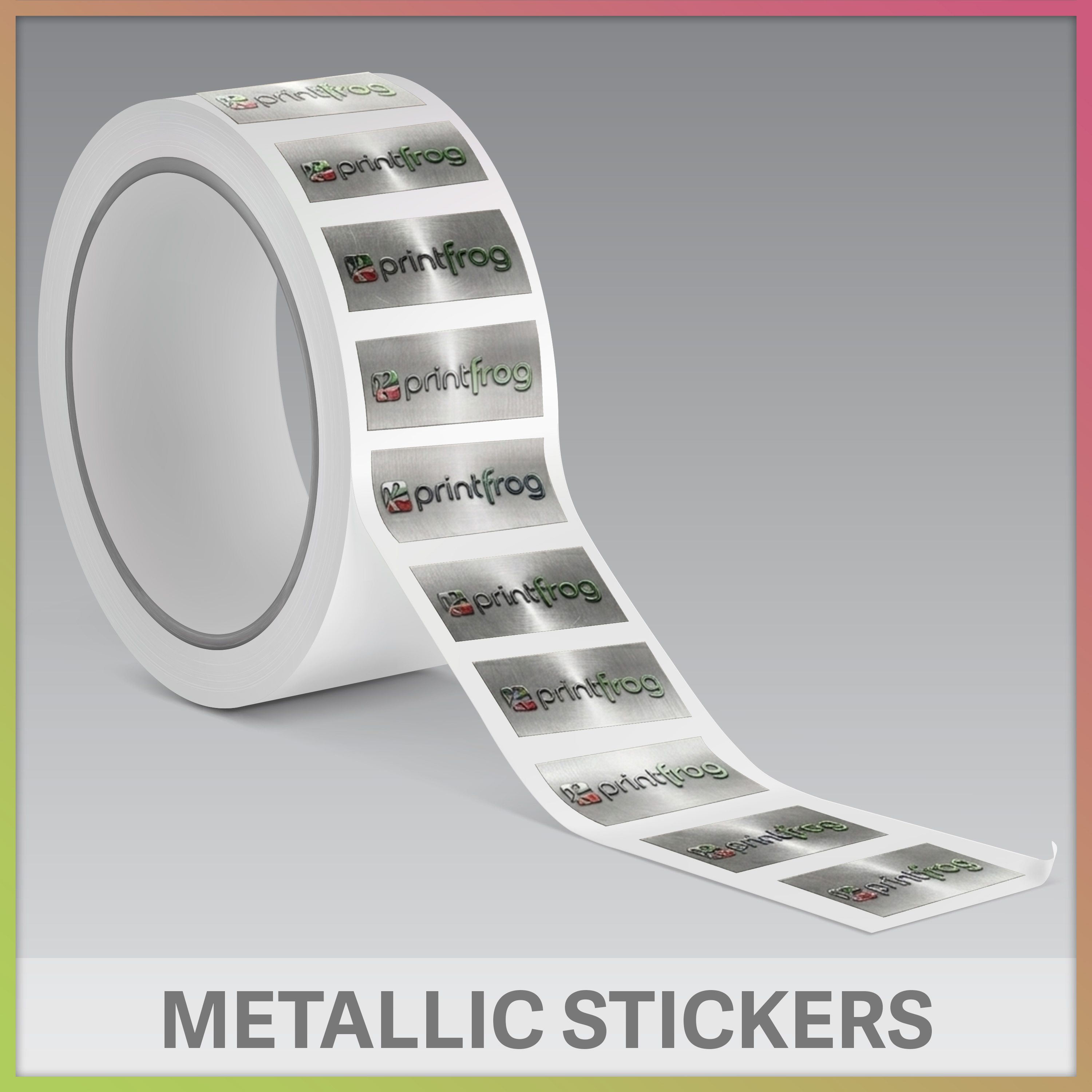 Metallic Sticker Roll