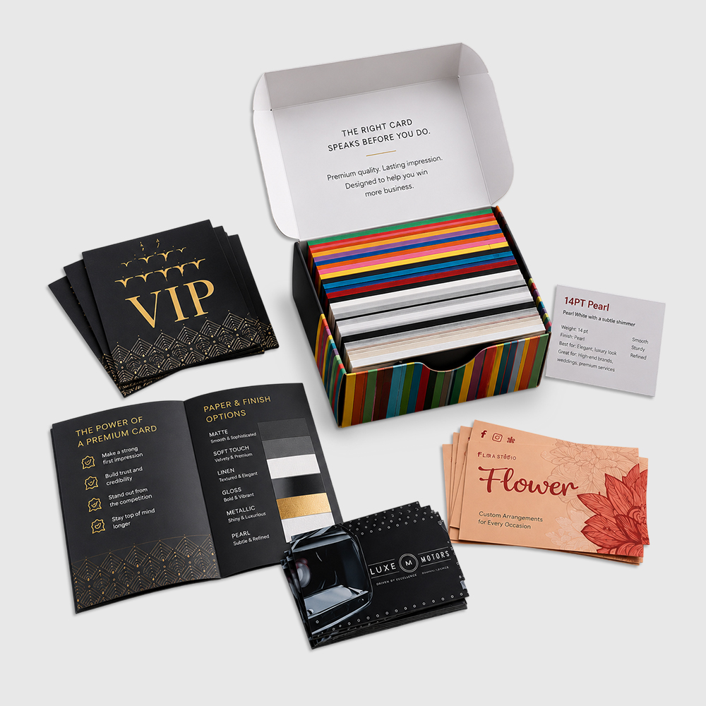 Premium Business Card Sales Kit